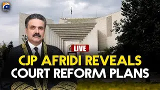 🔴 LIVE: ⚖️ Chief Justice Yahya Afridi: Model Criminal Trial Courts in Progress | Geo News English