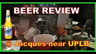 BEER REVIEW - San Mig Light | Thursday night @ Jacques' near UPLB | Bottoms Up Fail (Raw video)