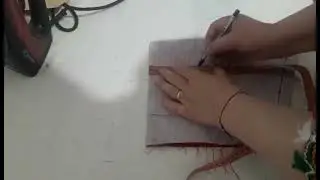 Part 1 تفصيل جبة قبائلية création robe kabyle (carré V)