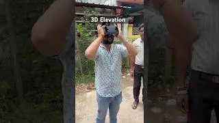 3D elevation 🤿#shortsindia #elevation #construction