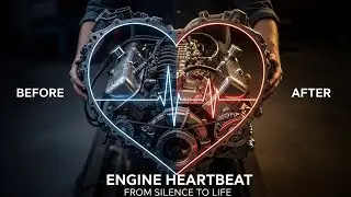 ASMR Engine Heartbeat | Full A–Z Rebuild From Silence to Life #ASMR#EngineRebuild#CarRestoration