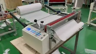 Paper roll to sheet cutter machine #sheetrolling #cutter #sheetcutter #sheet