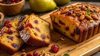 Ohne Mehl! Ohne Zucker! Ich habe seit einem Jahr kein Brot mehr gegessen! Rezept mit Birne!