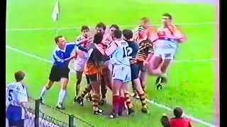 Steve Renouf running battle with second rower 1994 Kangaroo tour 