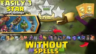 New Secret Way To Complete PIRATE CHALLENGE Without Spell in Clash of Clans