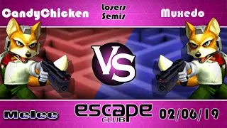 CandyChicken (Fox) vs. Muxedo (Sheik, Fox) - Losers Semis - ESC#2