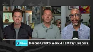 NFL fantasy football analyst Marcas Grant's top four sleepers for fantasy football in Week 4   '