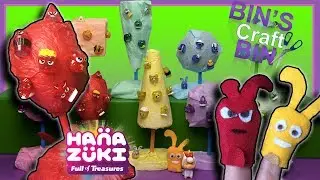 HANAZUKI DIY KIDS CRAFTS TREASURE TREES + HEMKA FINGER PUPPET  HOW TO