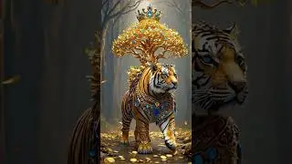 Jungle Queen #tiger #ai #cartoon #aiart #aigenerated #animation #transformation