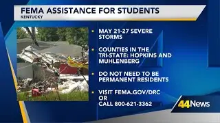FEMA assistance available for some students in local Kentucky counties