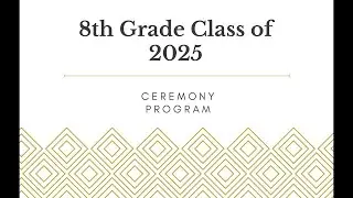 Brooke Roslindale 8th Grade Moving on Ceremony