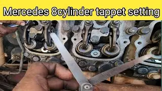 Mercedes Lp tappet  clearance check Kearny ka tarika/how to adjust valve tappet /tahir719