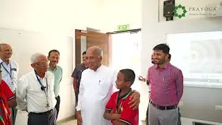 Sri N. S. Boseraju, Minister for Science & Technology and Minor Irrigation visits Prayoga