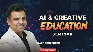 AI & Creative Education Seminar | Sameer Siddiqui Sir | Shihab Chottur | Kiswa Library Wankaner