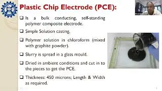 Plastic Chip Electrode as innovative electrode platform in energy research