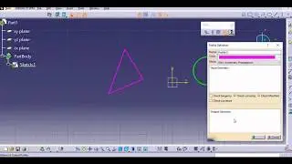 Catia V5  Part Design  Sketcher Tools Toolbar