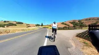 Ride through Marin county countryside west of Novato