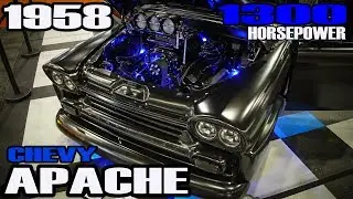 1958 CHEVY APACHE 1300 HORSEPOWER  CUSTOM SHOW TRUCK