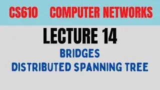 CS610 Computer Networks Lecture 14 Bridges Distributed Spanning Tree VU