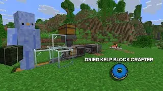 Automatic dried kelp block crafter (Donut smp)