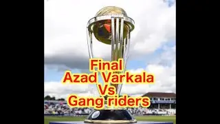 AZAD VARKALA VS GANG RIDERS SABEER MEMORIAL CRICKRT TOURNAMENT FINAL MATCH,2ND INNINGS  144=10