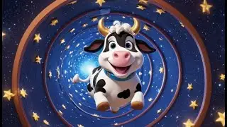 Coco Cow Rides a Rocket | Space Adventure Song for Kids |Learn and Explore with Coco