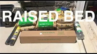 Raised Garden Bed Unboxing and Build