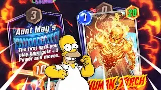 Human Torch with Aunt May's is amazing | Marvel Snap