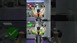 ❌ Shoulder Press Mistake (DON'T DO THIS!)