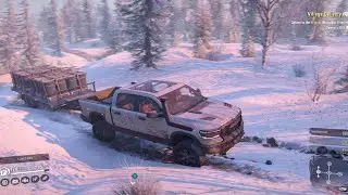 2020 Dodge Ram 1500 Test Drive - SnowRunner | Logitech g29 gameplay