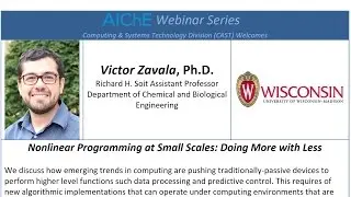 Victor Zavala: Nonlinear Programming at Small Scales