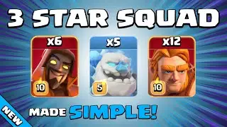 SUPER WIZARDS + SUPER GIANTS = EASY 3 Star Attack! TH13 Attack Strategy | Clash of Clans