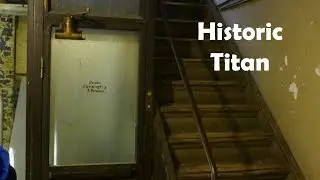 Amazing 1936 Titan Traction Elevator at Skindergade 31 - Copenhagen, Denmark with MACHINE ROOM!