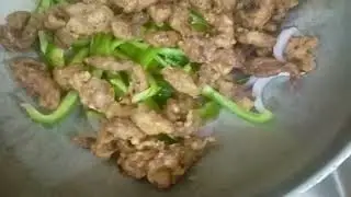 Restaurant style Chinese Beef chili 🌶️ dry #food #chinese #cooking