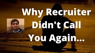 Job Applicants || 5 Reasons Why Recruiter Didn't Call You Again..|| ISK Planet