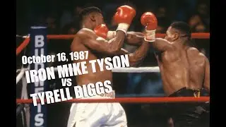 Mike Tyson vs Tyrell Biggs. Convention Hall, Atlantic City, New Jersey. USA. October 16, 1987.