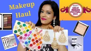 Amazon Great Indian festival haul || Makeup and jewelry haul 2022