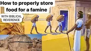 How to properly store food for a famine