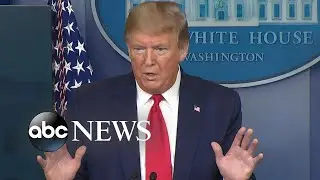 Tension at the White House briefing