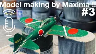 1/144 SWEET No.27 ZERO type52 is production! SWEET No.27 零戦52型丙 製作中！ part.3 解説付き