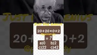 😎 Just For Genius 😎#viral #maths #geniusbrain #motivational