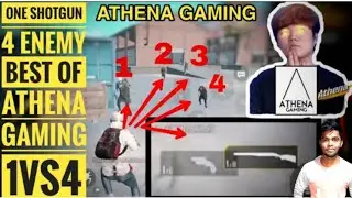 One Shotgun 4 Enemy Best of Athena Gaming-1vs4 best mome