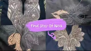 Final Step Of New Neck Design Part 5 Step By Step|Full Naal Design Ghar Pa Kaise Banaye Step By Step