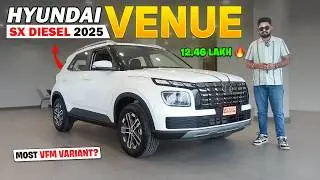 2025 New Hyundai Venue SX Diesel Review 🔥|  ₹12.46 लाख में मिल रहे हैं Top Model वाले Features!