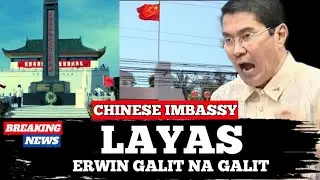 Sen Erwin Tulfo galit na galit sa kanyang privilege speech laban sa Chinese Imbassy 