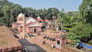 Saptkoteshwar Temple serene beauty near Divar Island @Goa visited with YHAI Goa biking tour