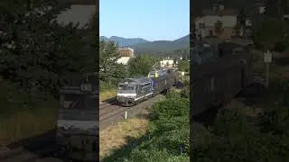 SNCF BB67400 Pielstick Power with Double RRR crossing X76500 Champagne Ardennes #railway #train