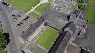 Holycross Abbey Tipperary Ireland drone