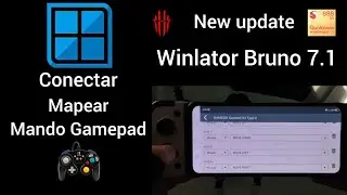 Winlator Bruno new Update 7.1 Conectar Mapear Mando Gamepad Red Magic 6 Pro SD888