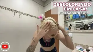 MINHA ROTINA DE RETOQUE DE RAIZ: DESCOLORINDO SOZINHA 
